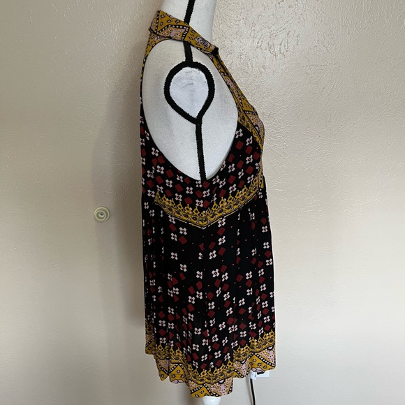 Free People Charlotte Sleeveless Racerback Collared Tunic Top Womens Size Small - Picture 3 of 13